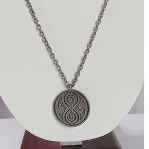 Doctor Dr. Who Silver Tone Symbol Necklace by BBC